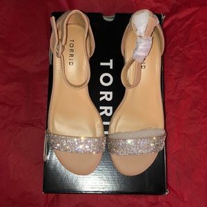 Torrid nude block heel